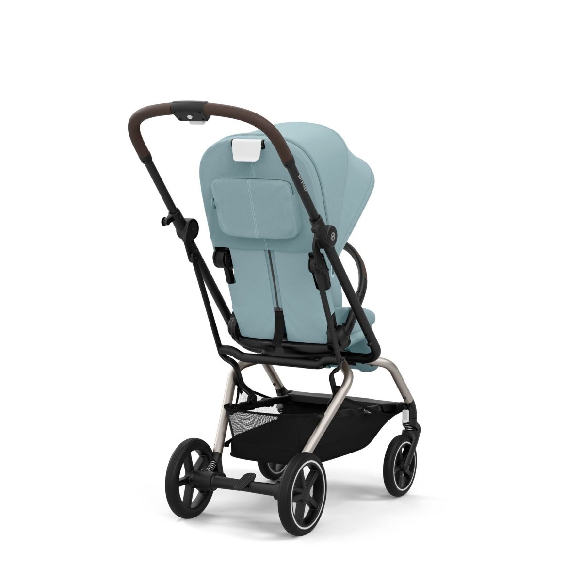 Travel System Eezy S Twist Plus 2 360º One Pull Harness - Cybex Gold - Mini Nuts - Expertos en sillas de auto y coches de paseo