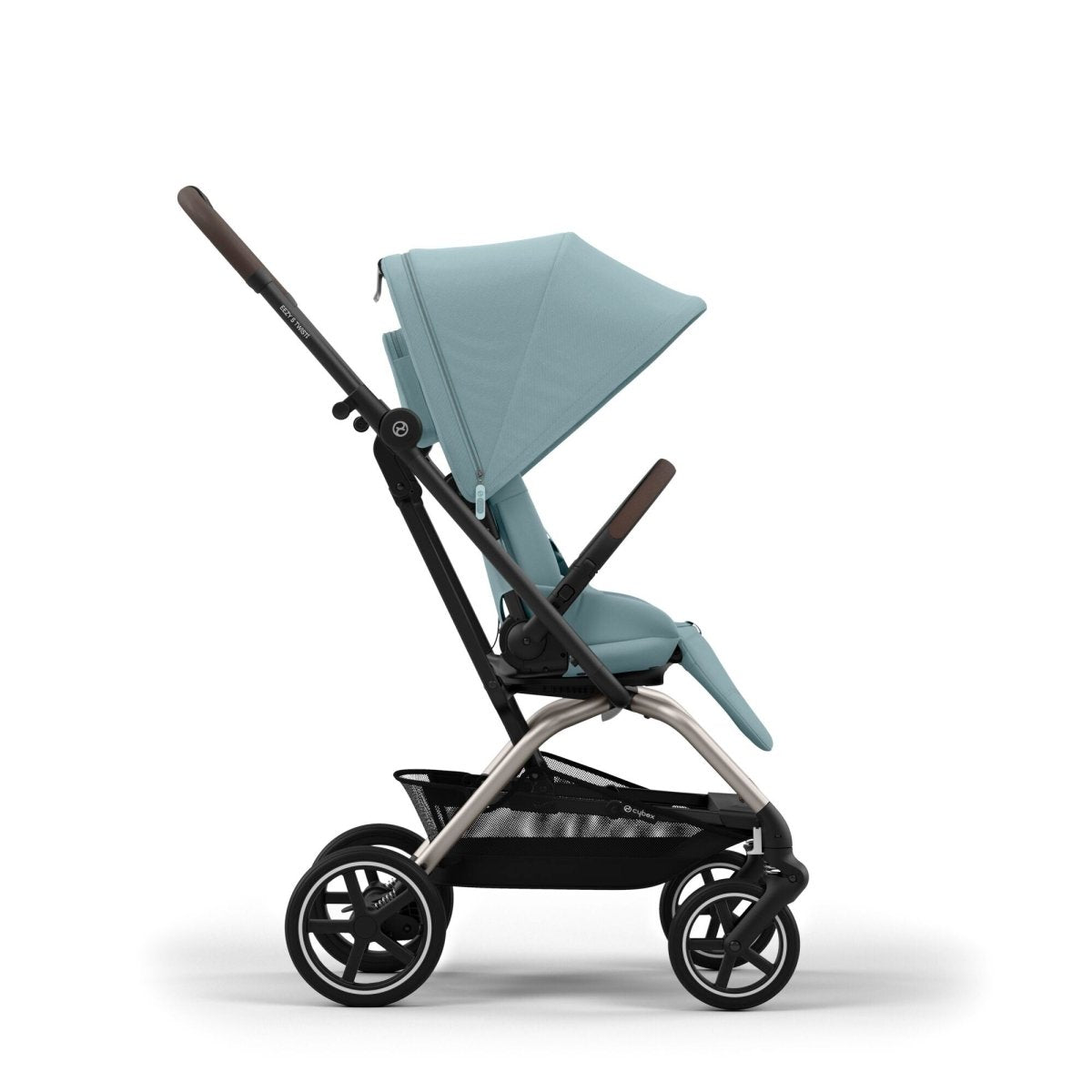 Travel System Eezy S Twist Plus 2 360º One Pull Harness - Cybex Gold - Mini Nuts - Expertos en sillas de auto y coches de paseo