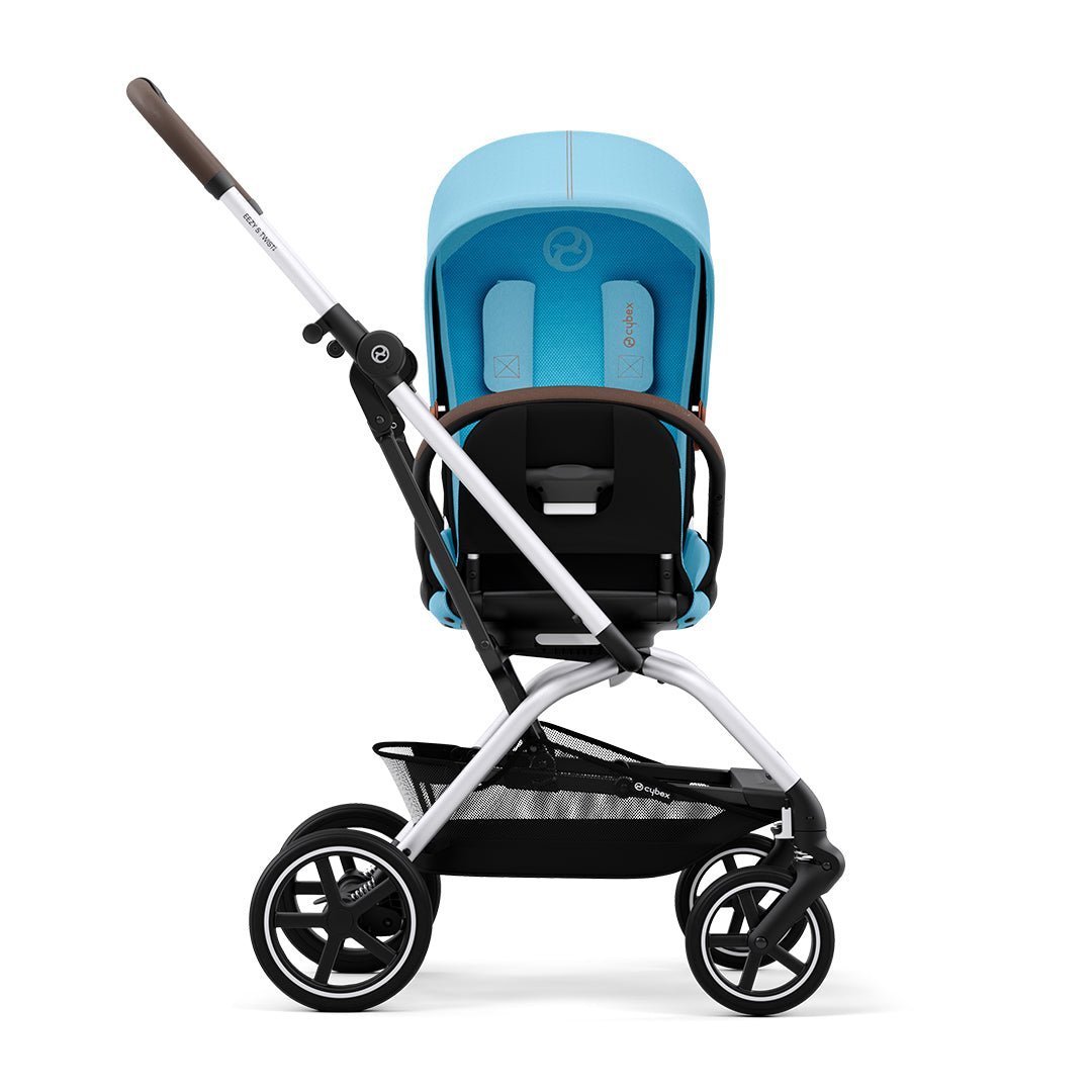 Travel System Eezy S Twist Plus 2 - Cybex Gold - Mini Nuts - Expertos en sillas de auto y coches de paseo