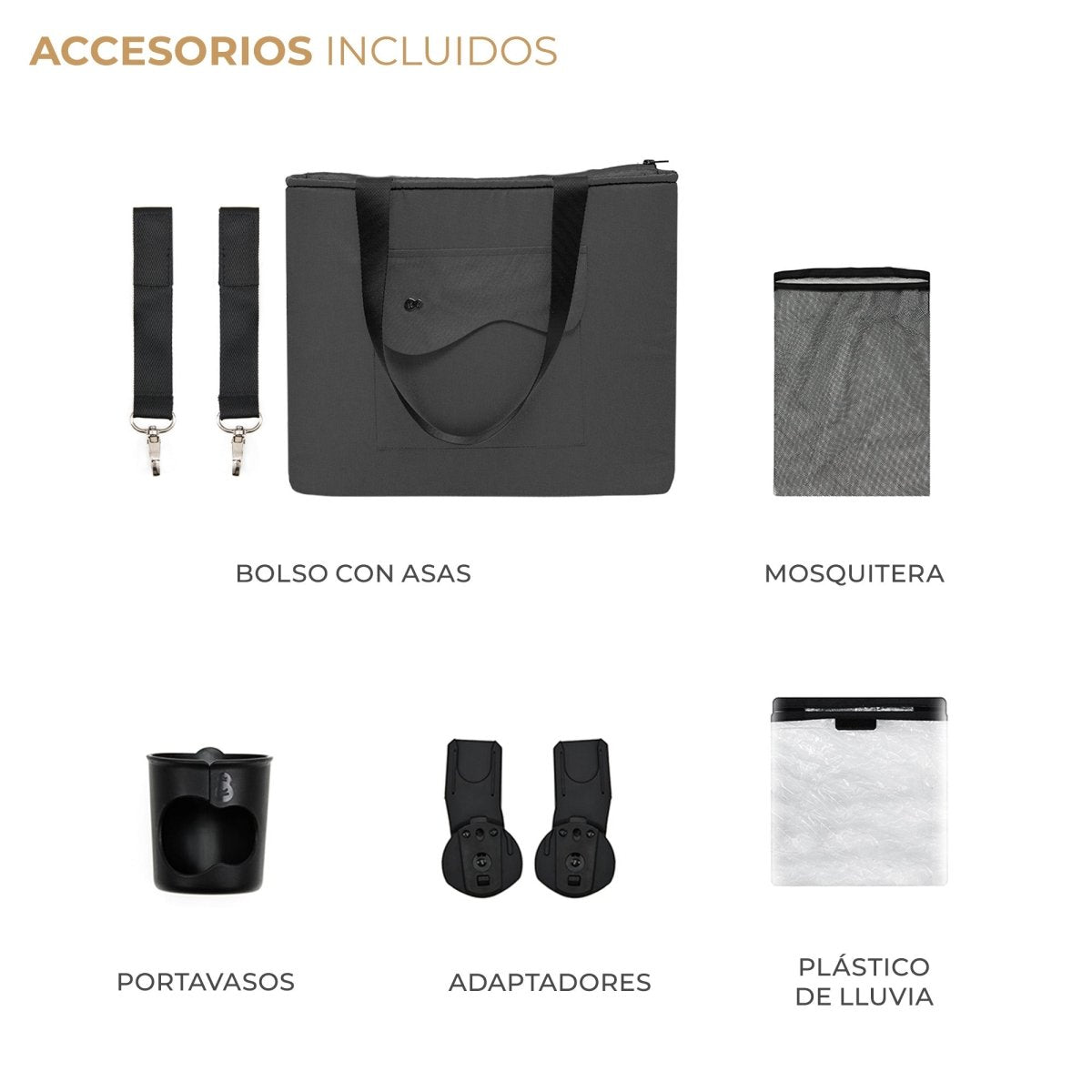 Travel System Yoxi - KinderKraft - Mini Nuts - Expertos en sillas de auto y coches de paseo