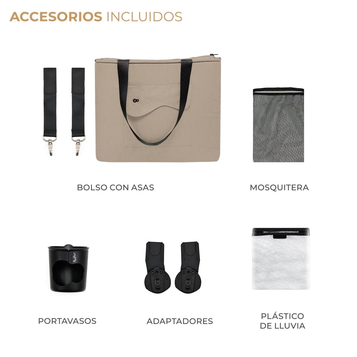 Travel System Yoxi - KinderKraft - Mini Nuts - Expertos en sillas de auto y coches de paseo