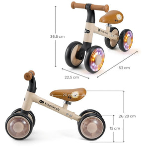 Triciclo correpasillos Cutie Flash - KinderKraft-Mini Nuts - Expertos en sillas de auto y coches de paseo