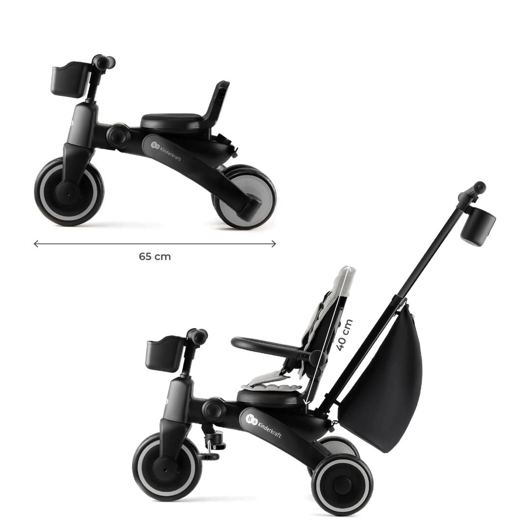 Triciclo Multifuncional JAZZ 6 en 1 - KinderKraft - Mini Nuts - Expertos en sillas de auto y coches de paseo