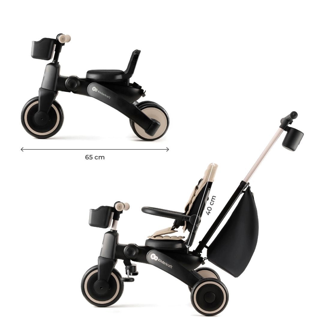 Triciclo Multifuncional JAZZ 6 en 1 - KinderKraft - Mini Nuts - Expertos en sillas de auto y coches de paseo