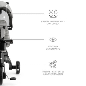 Triciclo Multifuncional JAZZ 6 en 1 - KinderKraft - Mini Nuts - Expertos en sillas de auto y coches de paseo