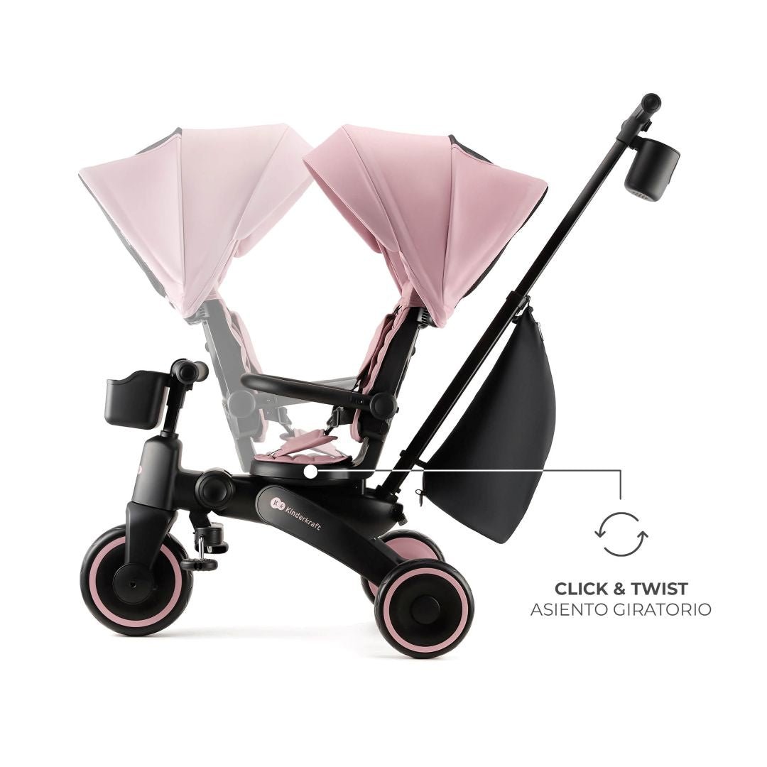 Triciclo Multifuncional JAZZ 6 en 1 - KinderKraft - Mini Nuts - Expertos en sillas de auto y coches de paseo