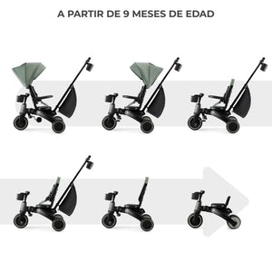 Triciclo Multifuncional JAZZ 6 en 1 - KinderKraft - Mini Nuts - Expertos en sillas de auto y coches de paseo