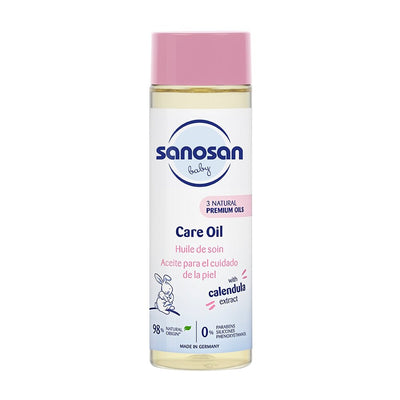 Aceite para el cuidado de la piel Sanosan - Sanosan-MiniNuts expertos en coches y sillas de auto para bebé