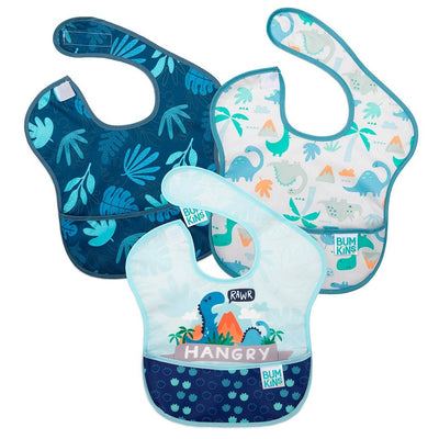 Babero de alimentación Super Bib Pack x3 (6 a 24 meses) Bumkins - Bumkins-MiniNuts