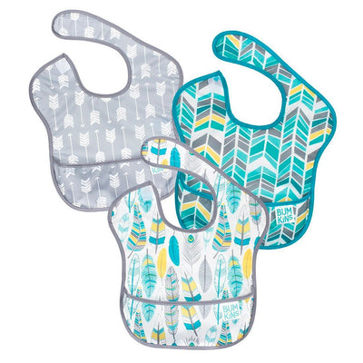 Babero de alimentación Super Bib Pack x3 (6 a 24 meses) Bumkins - Bumkins-MiniNuts