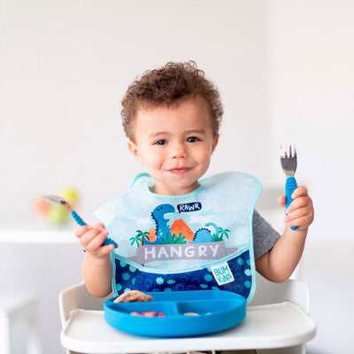 Babero de alimentación Super Bib Pack x3 (6 a 24 meses) Bumkins - Bumkins-MiniNuts