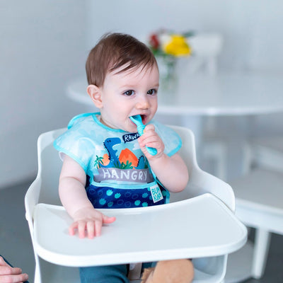 Babero de alimentación Super Bib Pack x3 (6 a 24 meses) Bumkins - Bumkins-MiniNuts