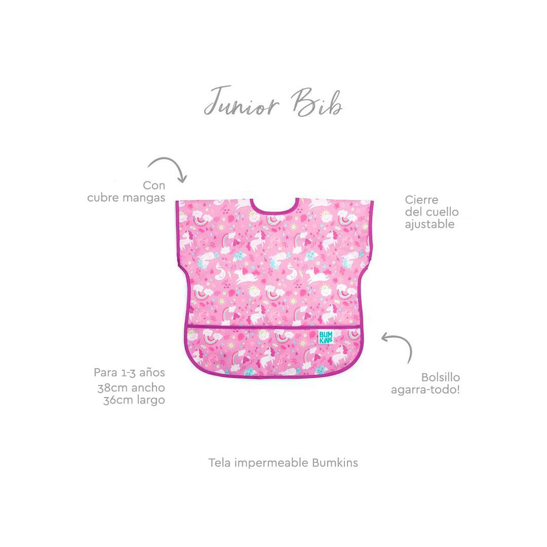 Babero Junior Bib (1 a 3 años) Bumkins - Bumkins-MiniNuts