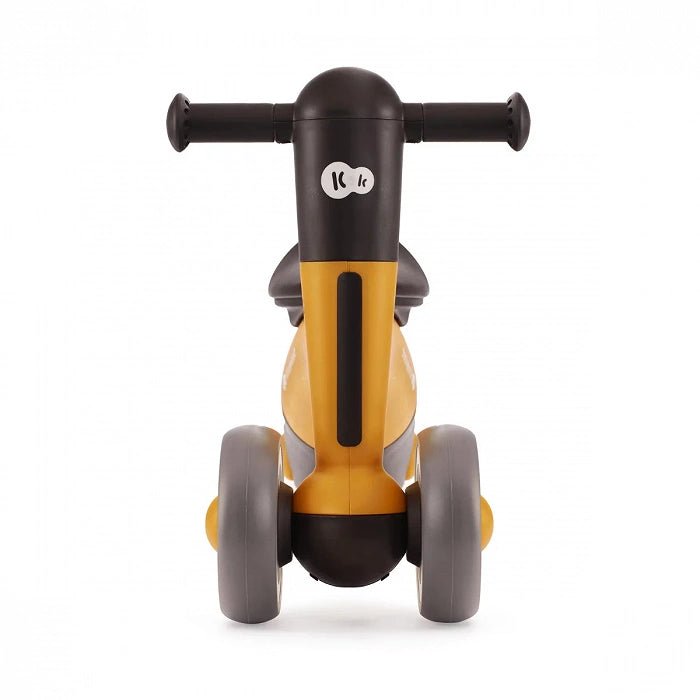 triciclo de aprendizaje amarillo Minibi de Kinderkraft
