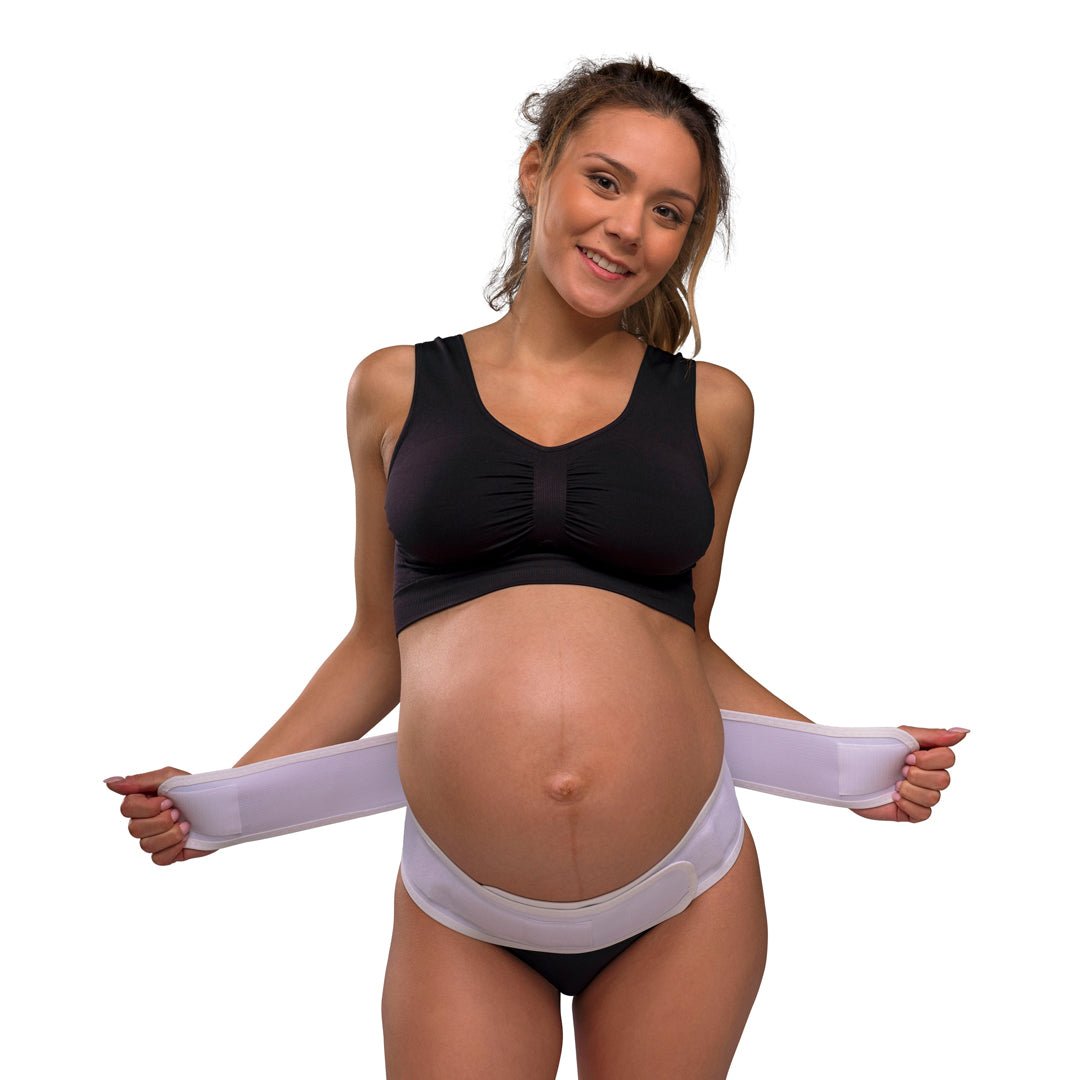 Cinturón Soporte Embarazo Ajustable Blanco - Carriwell-MiniNuts expertos en coches y sillas de auto para bebé