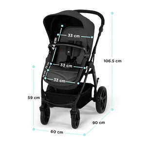 Coche de paseo Moov 2 en 1 - KinderKraft-MiniNuts expertos en coches y sillas de auto para bebé