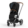 Coche de paseo Priam Chrome Brown v4 Cybex - Cybex-MiniNuts expertos en coches y sillas de auto para bebé