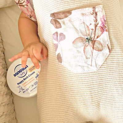 Crema de Pañal Protectora, regeneradora y anticoceduras Sanosan - Sanosan-MiniNuts expertos en coches y sillas de auto para bebé