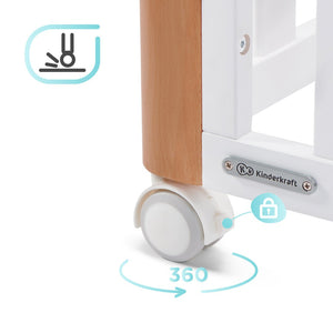 Cuna de madera 4 en 1 KOYA de Kinderkraft (inc. colchón) - KinderKraft-MiniNuts expertos en coches y sillas de auto para bebé