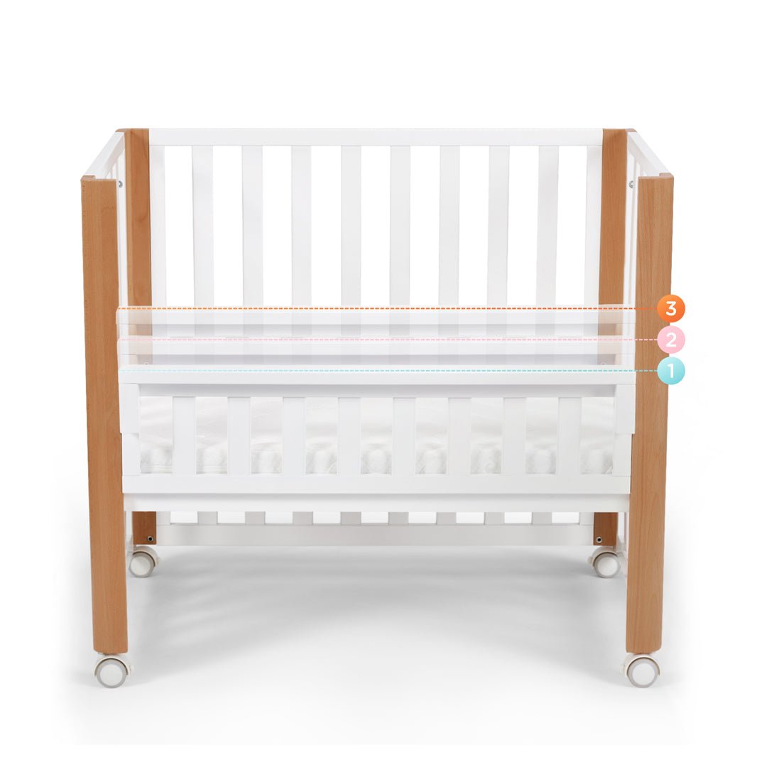 Cuna de madera 4 en 1 KOYA de Kinderkraft (inc. colchón) - KinderKraft-MiniNuts expertos en coches y sillas de auto para bebé