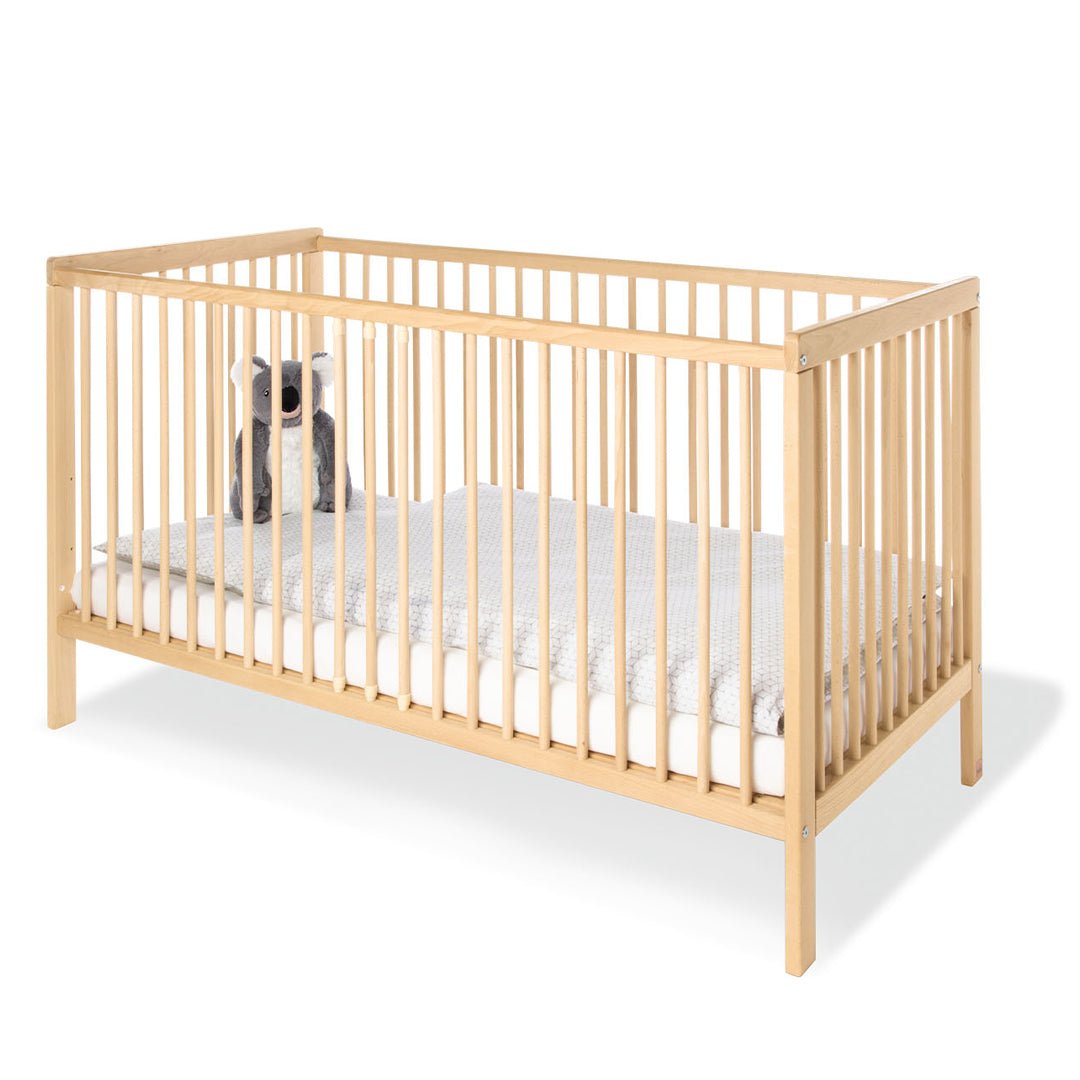 Cuna de madera - cama de transición Hanna 140x70 (inc. colchón) - Pinolino-MiniNuts expertos en coches y sillas de auto para bebé