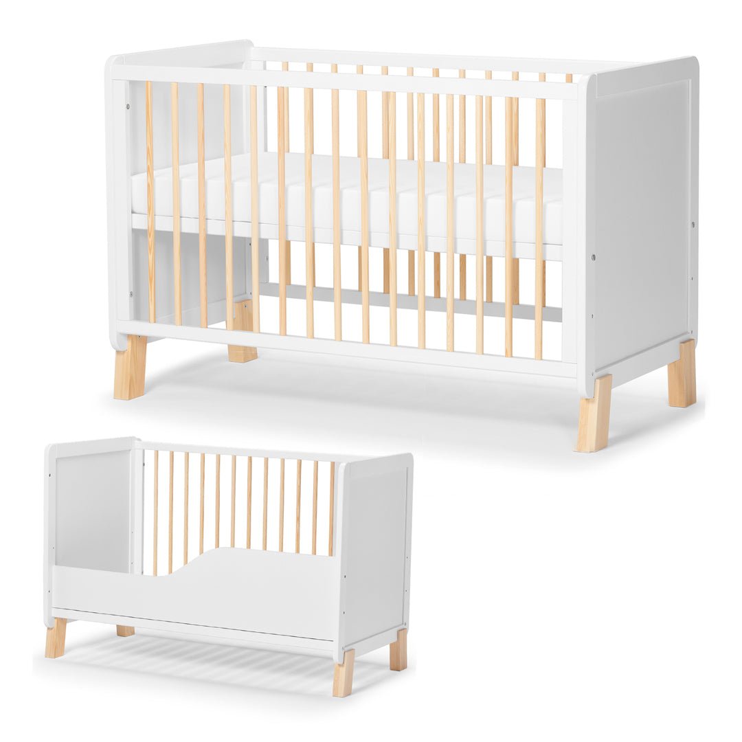 CUNA DE MADERA - CAMA DE TRANSICIÓN NICO 120X60 KINDERKRAFT - KinderKraft-MiniNuts expertos en coches y sillas de auto para bebé