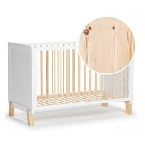 CUNA DE MADERA - CAMA DE TRANSICIÓN NICO 120X60 KINDERKRAFT - KinderKraft-MiniNuts expertos en coches y sillas de auto para bebé