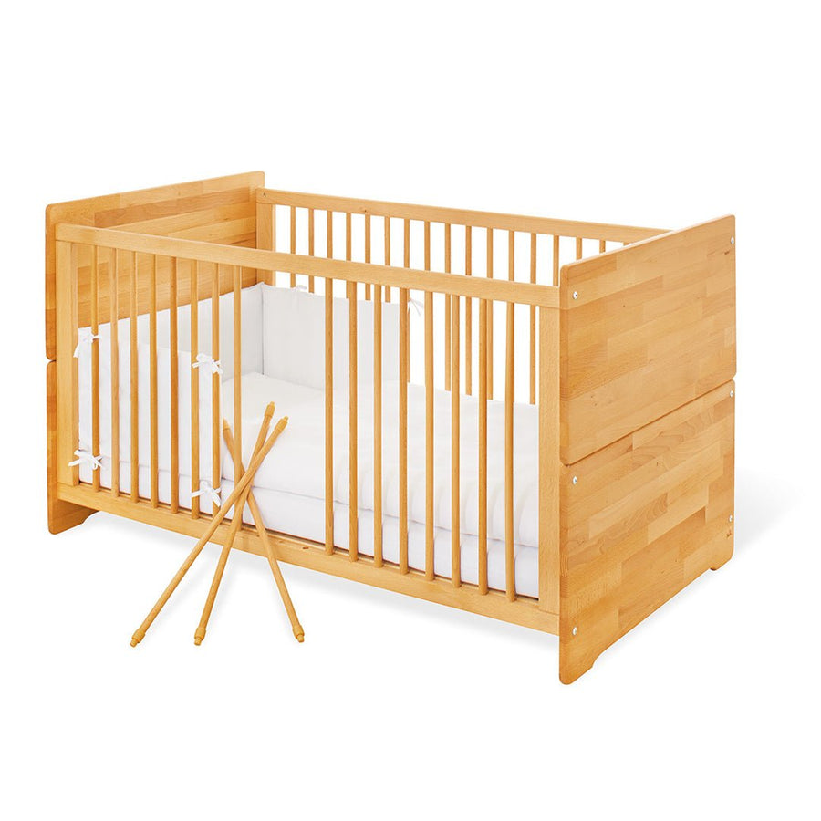 Cuna de madera Natura 140x70 (inc. Colchón) Pinolino - Pinolino-MiniNuts expertos en coches y sillas de auto para bebé