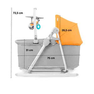 Cuna Moisés Mecedera Nola 5 en 1 KinderKraft - KinderKraft-MiniNuts expertos en coches y sillas de auto para bebé