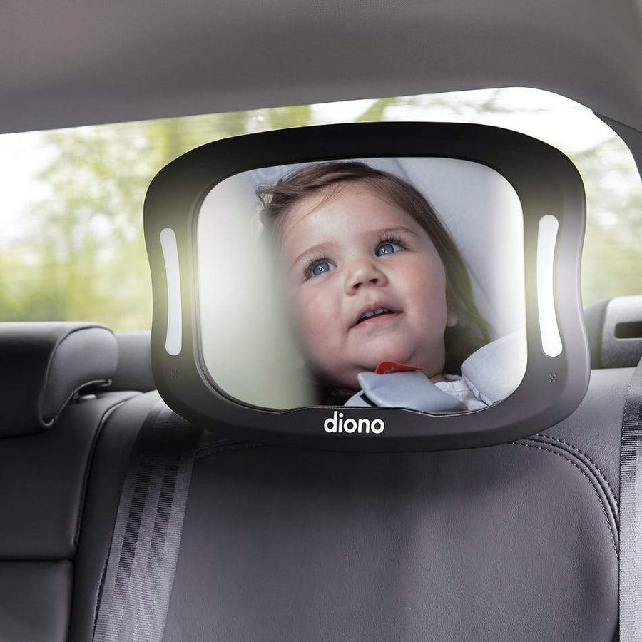 Espejo XL de Seguridad para Bebé con Luz LED Diono - Diono-MiniNuts