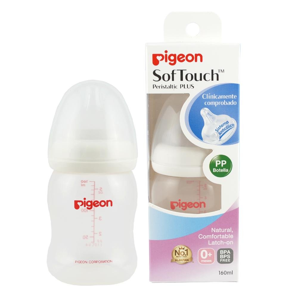 Mamadera Peristaltico Plus Boca Ancha Pigeon - Pigeon-MiniNuts expertos en coches y sillas de auto para bebé