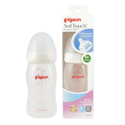 Mamadera Peristaltico Plus Boca Ancha Pigeon - Pigeon-MiniNuts expertos en coches y sillas de auto para bebé