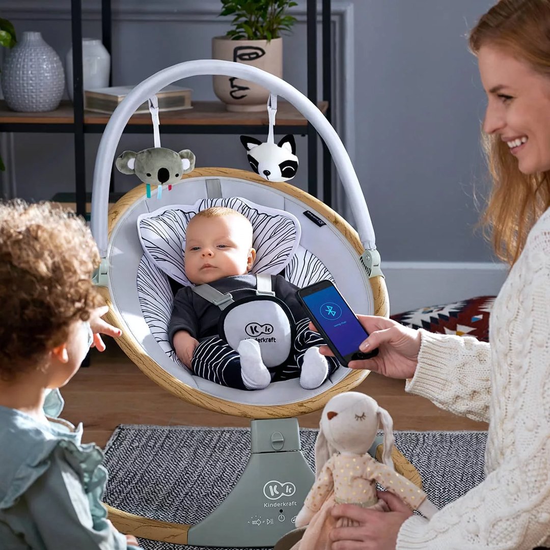 Mecedora Hamaca para bebé Lumi kinderkraft - KinderKraft-MiniNuts expertos en coches y sillas de auto para bebé