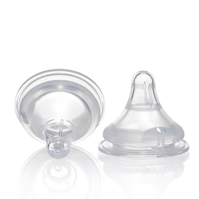Pack 2 tetinas chupete boca ancha para mamadera peristáltica Pigeon - Pigeon-MiniNuts expertos en coches y sillas de auto para bebé