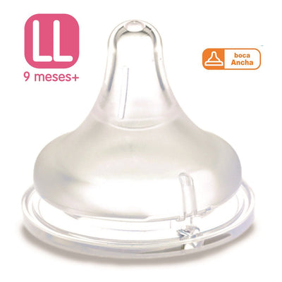 Pack 2 tetinas chupete boca ancha para mamadera peristáltica Pigeon - Pigeon-MiniNuts expertos en coches y sillas de auto para bebé