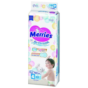 Pack x2 Pañales desechables Merries con velcro - Merries-MiniNuts