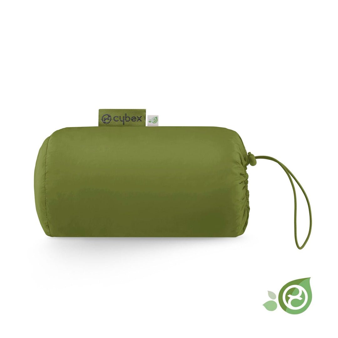 bolso de almacenamiento de Saquito acolchado para bebés en sillas de auto color nature green