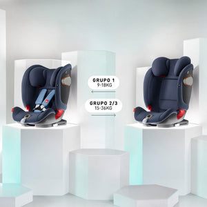 Silla de auto combinada Everna-Fix - GB-MiniNuts expertos en coches y sillas de auto para bebé