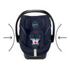 Silla de auto Nido Aton 5 + Base 2-Fix Cybex - Cybex-MiniNuts expertos en coches y sillas de auto para bebé