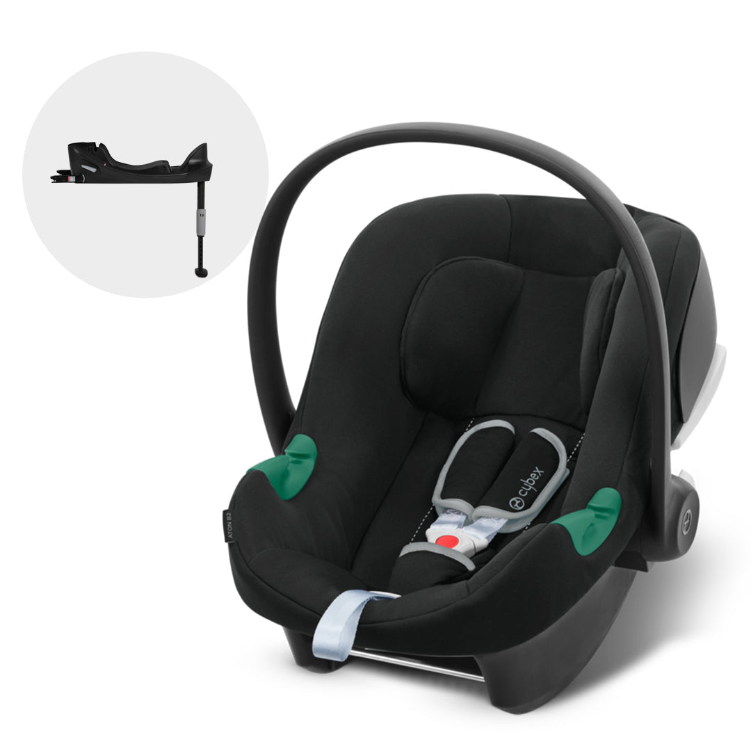 Silla de auto Nido Aton B2 + Base One i-size - Cybex Silver-MiniNuts expertos en coches y sillas de auto para bebé