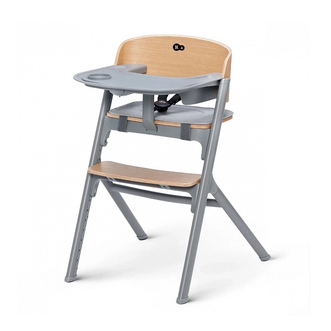 Trona Bebé de Madera ENOCK Kinderkraft, evolutiva, silla alta, ergonómica,  regulable