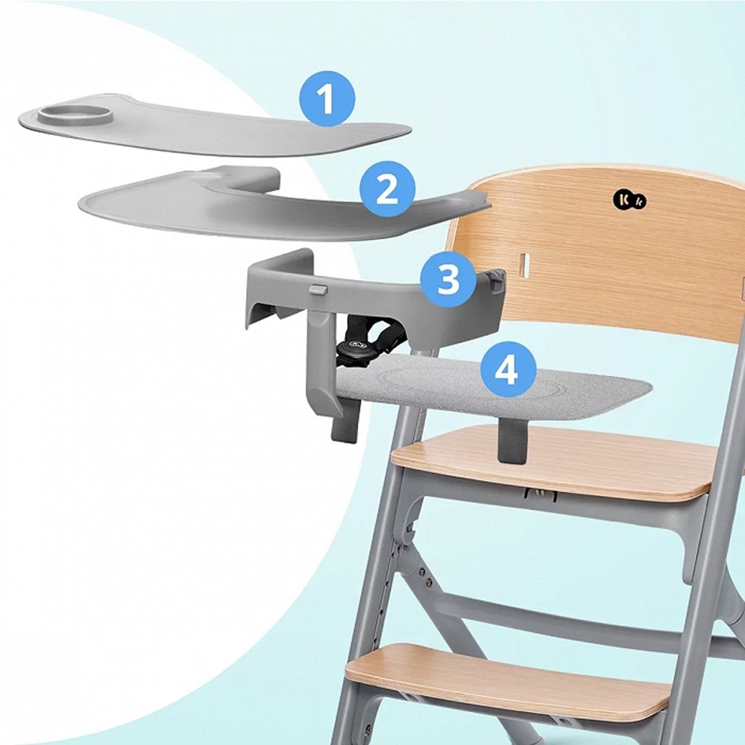 Silla de comer evolutiva Igee / Livy Kinderkraft - KinderKraft-MiniNuts expertos en coches y sillas de auto para bebé