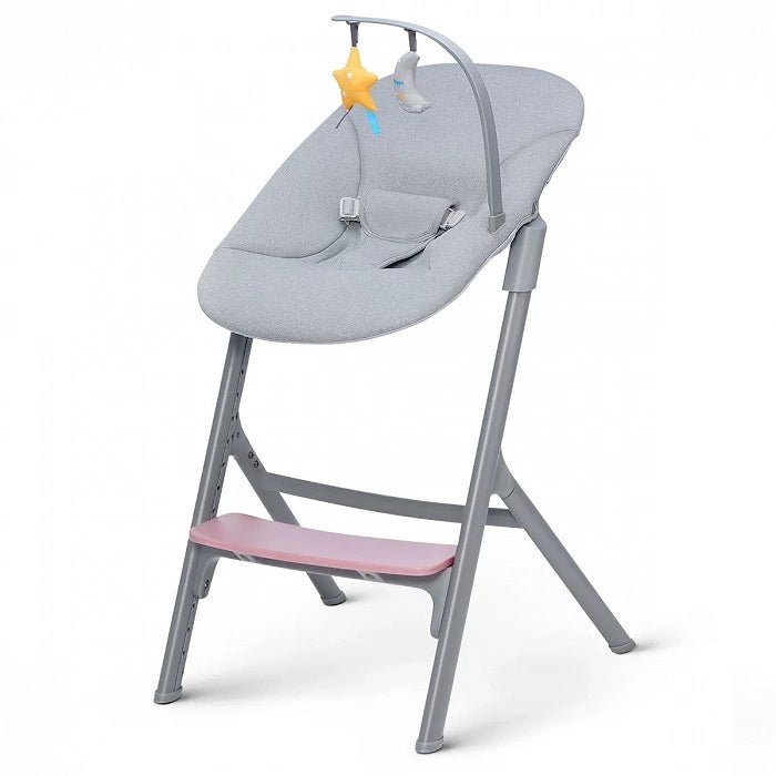 Silla de comer evolutiva 4 en 1 Livy incluye Silla mecedora Calmee color Livy - Aster Pink - vista principal