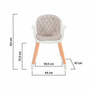 Silla de comer Sienna Kinderkraft - KinderKraft-MiniNuts expertos en coches y sillas de auto para bebé
