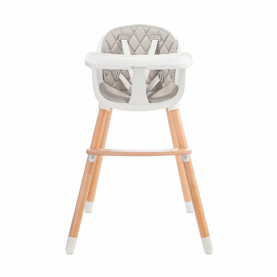 Silla de comer 2 en 1 Sienna color Grey - vista frontal