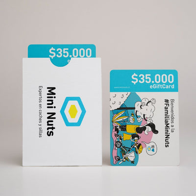Tarjeta de Regalo MiniNuts - MiniNuts-MiniNuts expertos en coches y sillas de auto para bebé