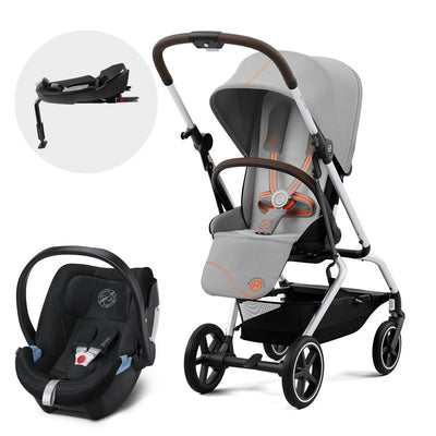 Travel System Eezy S Twist PLUS 2 + Aton 5 + Base Cybex - Cybex-MiniNuts expertos en coches y sillas de auto para bebé