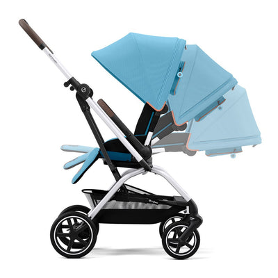 Travel System Eezy S Twist PLUS 2 + Aton 5 + Base Cybex - Cybex-MiniNuts expertos en coches y sillas de auto para bebé