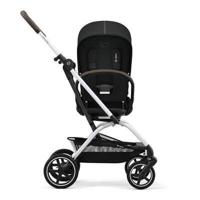 Travel System Eezy S Twist PLUS 2 BLK / SLV + Aton 5 + Base Cybex - Cybex-MiniNuts expertos en coches y sillas de auto para bebé