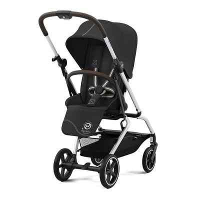 Travel System Eezy S Twist PLUS 2 BLK / SLV + Aton 5 + Base Cybex - Cybex-MiniNuts expertos en coches y sillas de auto para bebé